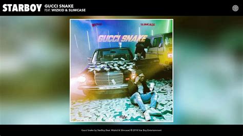 video wizkid ft slimcase gucci snake|Gucci snake starboy.